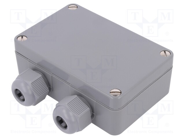 Enclosure: junction box; X: 64mm; Y: 98mm; Z: 34mm; polyamide; IP65