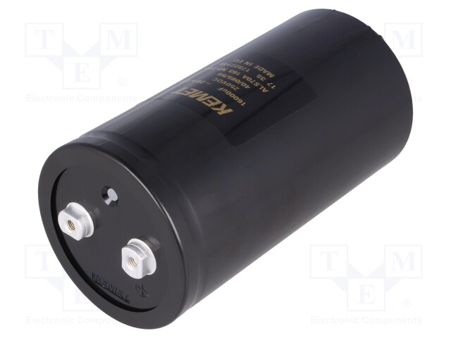 Capacitor: electrolytic; 16000uF; 250VDC; Leads: screw; ESR: 22mΩ