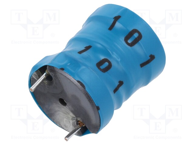 INDUCTOR, 100UH, 10%, 2.4A, RADIAL