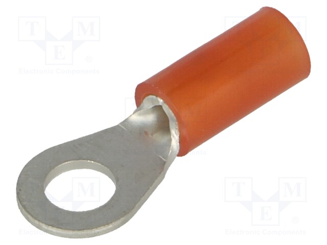 Ring terminal; M4; Ø: 4.3mm; 0.5÷1.5mm2; crimped; for cable; tinned