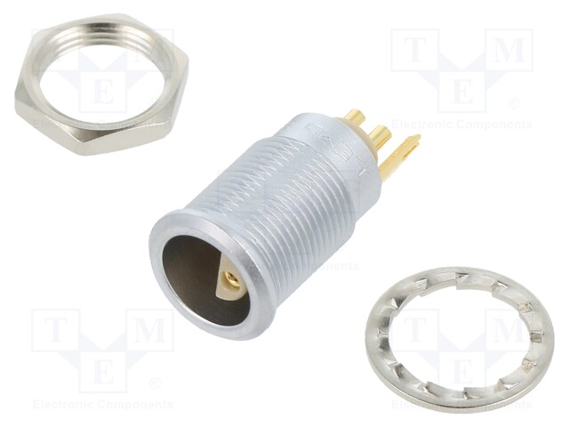 Connector: circular; Series: 0S; socket; male/female; soldering