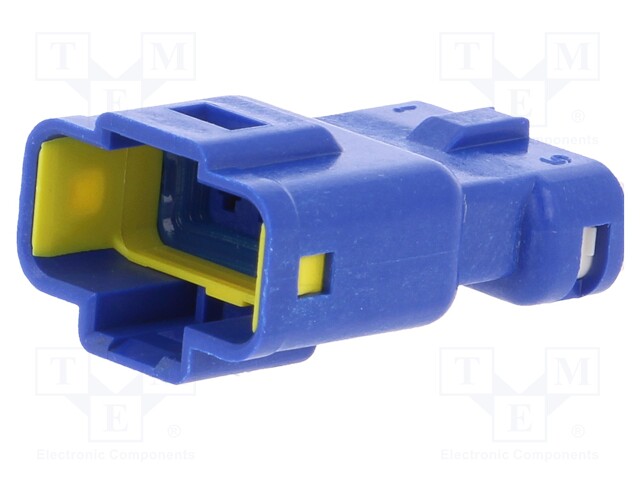 Connector: wire-wire; 560; plug; male; IP67; Locking: latch; blue