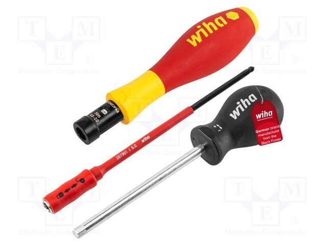 Kit: screwdrivers; dynamometric,insulated; 1kVAC; TorqueVario®-S