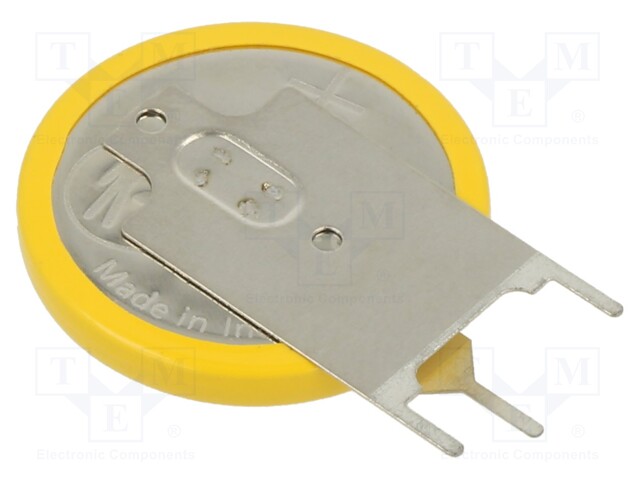 Battery: lithium; 3V; CR2032,coin; 230mAh; non-rechargeable