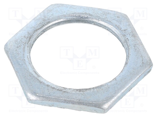 Nut; M25; galvanised steel; -100÷300°C; Thread: metric; Pitch: 1,5