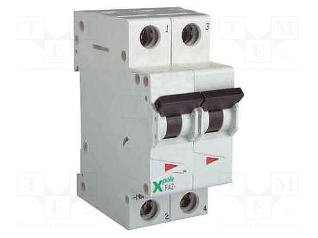 Circuit breaker; 230/400VAC; Inom: 16A; Poles: 1+N; DIN; Charact: C