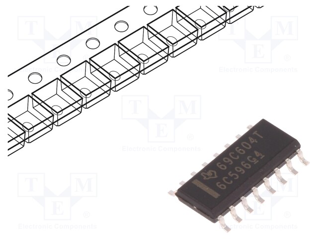 IC: peripheral circuit; 8bit,shift register; SMD; SO16; -40÷125°C