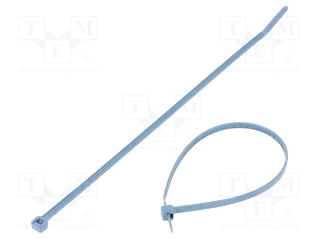 Cable tie; with metal; L: 203mm; W: 3.4mm; polyamide; 133N; -40÷85°C