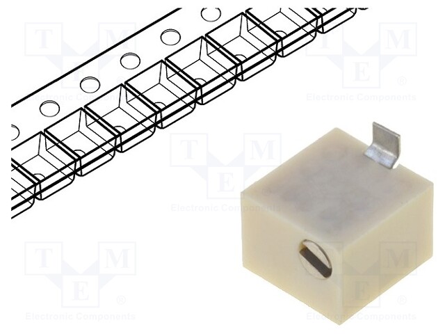 Potentiometer: mounting; multiturn; 100kΩ; 250mW; SMD; ±10%; linear