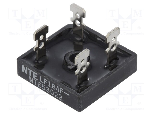 Single-phase bridge rectifier; Urmax: 200V; If: 35A; Ifsm: 400A