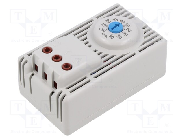 Sensor: hygrostat; 20÷90%RH; OUT: SPDT; -10÷50°C; IP20; 5A; 240VAC