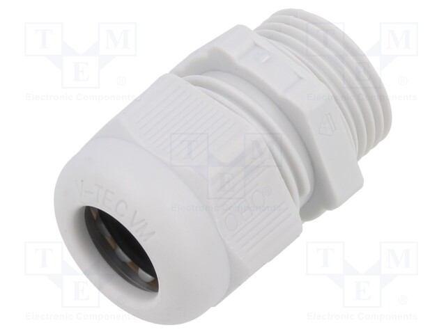 Cable gland; M20; light grey