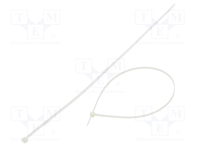 Cable tie; L: 450mm; W: 4.8mm; polyamide; 222N; natural; Ømax: 130mm