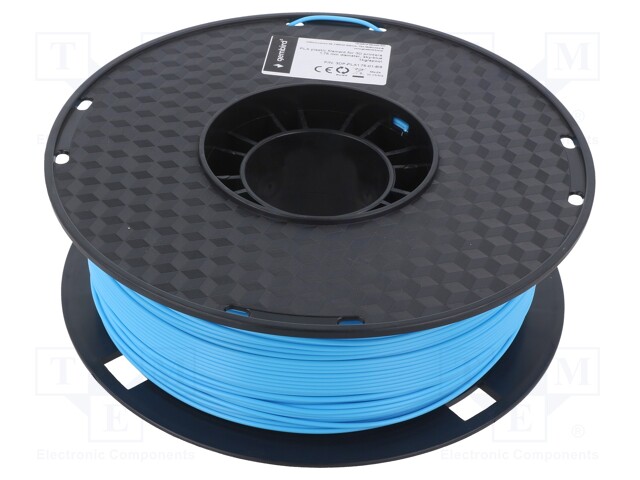 Filament: PLA; 1.75mm; sky blue; 190÷220°C; 1kg