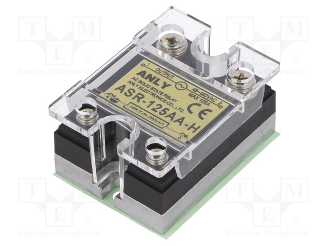 Relay: solid state; Ucntrl: 80÷280VAC; 125A; 48÷480VAC; Series: ASR