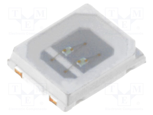 LED; SMD; 2835,PLCC2; green; 4000÷5100mcd; 2.8x3.5x0.8mm; 120°