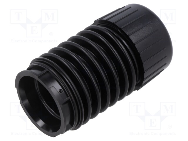 Signallers accessories: adapter to be screwed; black; -30÷60°C