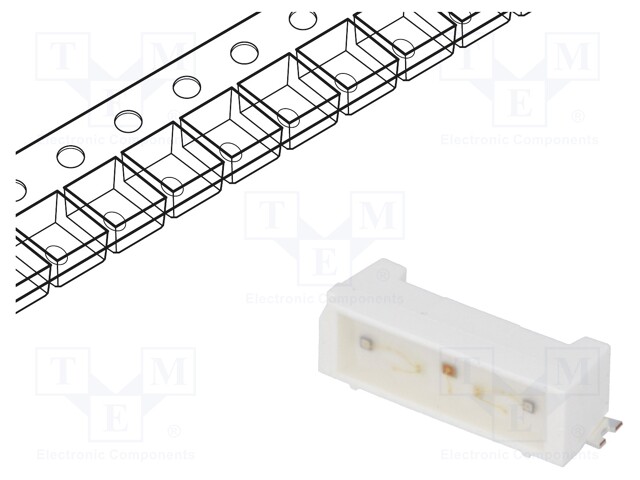 LED; SMD; 2709; RGB; 6.9x2.2x2.15mm; 2.1/3.3/3.2V; 20mA; Front: flat