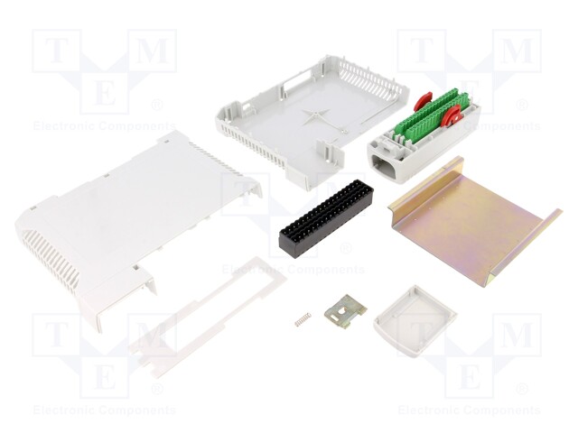 Enclosure: for DIN rail mounting; Y: 180mm; X: 40mm; Z: 145mm