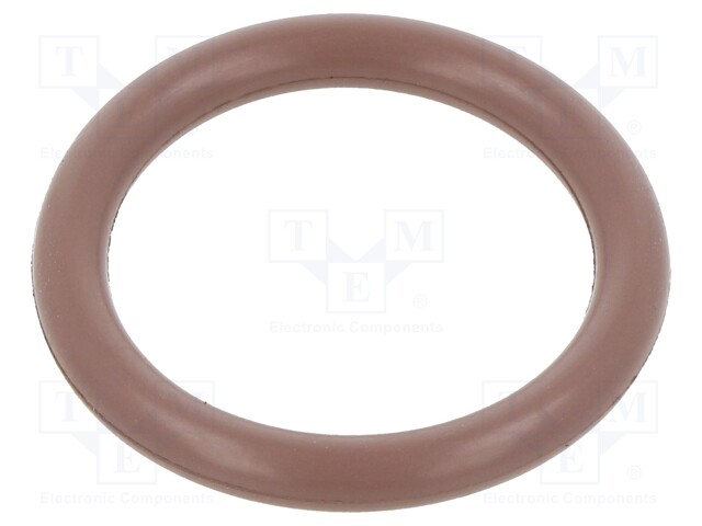 O-ring gasket; FPM; D: 3mm; Øint: 19mm; brown; -20÷200°C