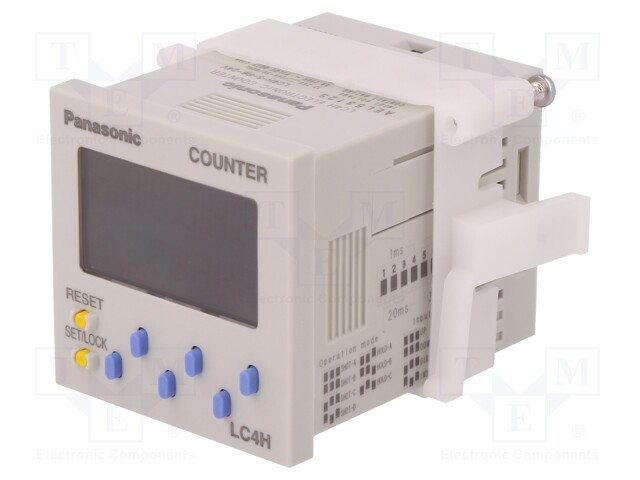 Counter: electronical; 2x LCD; pulses; 999999; SPDT