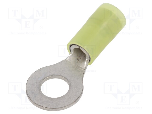 Ring terminal; M6; 2.5÷6mm2; insulated; tinned; copper; -55÷105°C