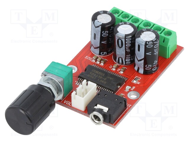 Module: audio; amplifier; 12VDC; IC: YDA138; 8/8W