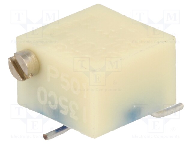 Potentiometer: mounting; multiturn; 500Ω; 250mW; SMD; ±10%; linear