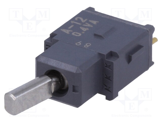 Switch: toggle; Pos: 2; SPDT; 0.4A/28VAC; Leads: for soldering