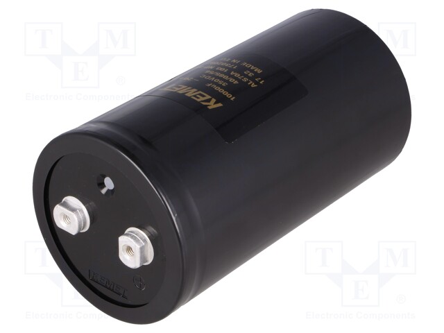 Capacitor: electrolytic; 10000uF; 350VDC; Leads: screw; ESR: 24mΩ