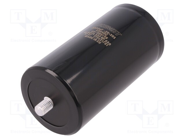 Capacitor: electrolytic; 3300uF; 450VDC; Leads: screw; ESR: 39mΩ