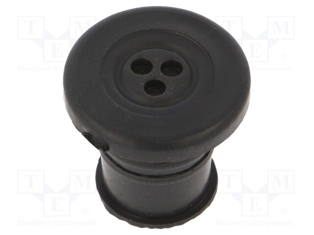 Multigate grommet; Ømount.hole: 11.5mm; Holes no: 3; -40÷130°C