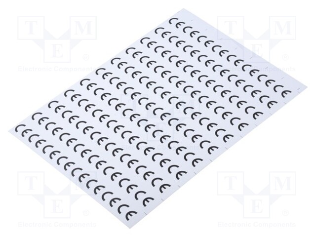 Self-adhesive sign; Pcs: 88