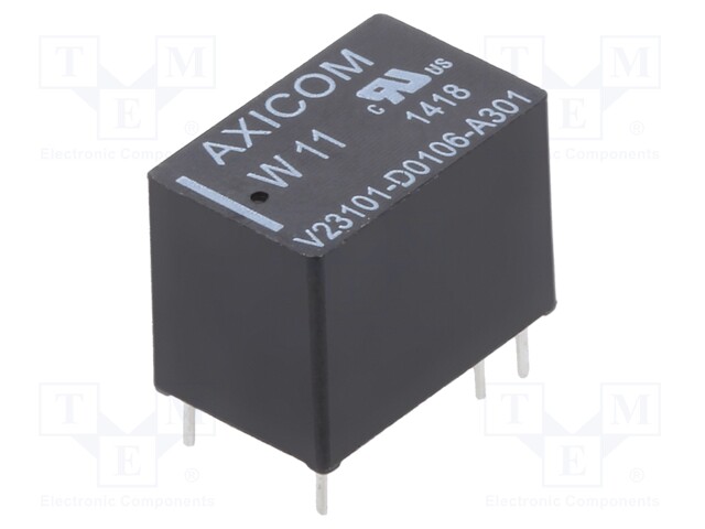 Relay: electromagnetic; SPDT; Ucoil: 12VDC; Icontacts max: 3A; 700Ω