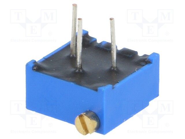 Potentiometer: mounting; multiturn; 100kΩ; 500mW; THT; ±10%; linear