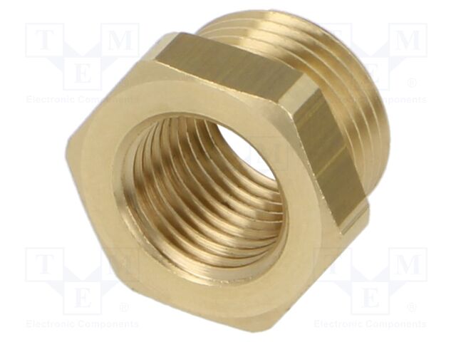 Brass; Mount.elem: thread adapter; Int.thread: G 1/4"