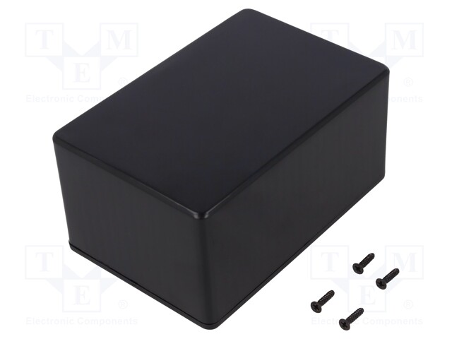 Enclosure: multipurpose; X: 80mm; Y: 120mm; Z: 59mm; 1591S; ABS; black