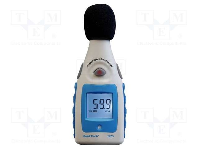 Meter: sound level; LCD 3,5 digit (1999),with a backlit; 120g