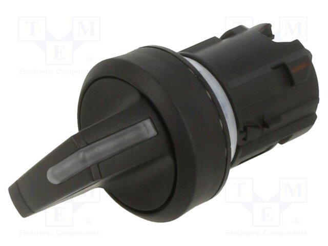 Actuator, Toggle Switch, Illuminated, 22 mm, Round, Plastic, Black