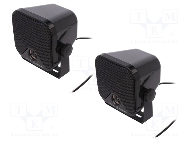 Car loudspeakers; two-way; 110x110x101mm; 90W; 95÷22000Hz; 4Ω