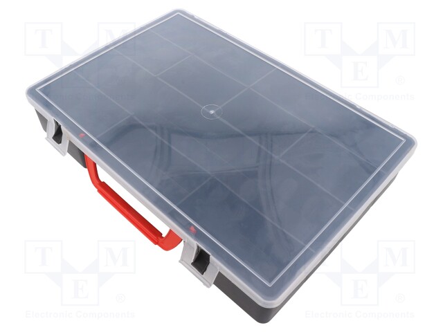 Container: compartment box; 305x220x50mm; polypropylene