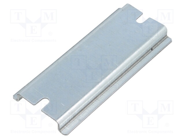 DIN rail; steel; W: 35mm; L: 80mm; Series: MNX; ABS95/60HG