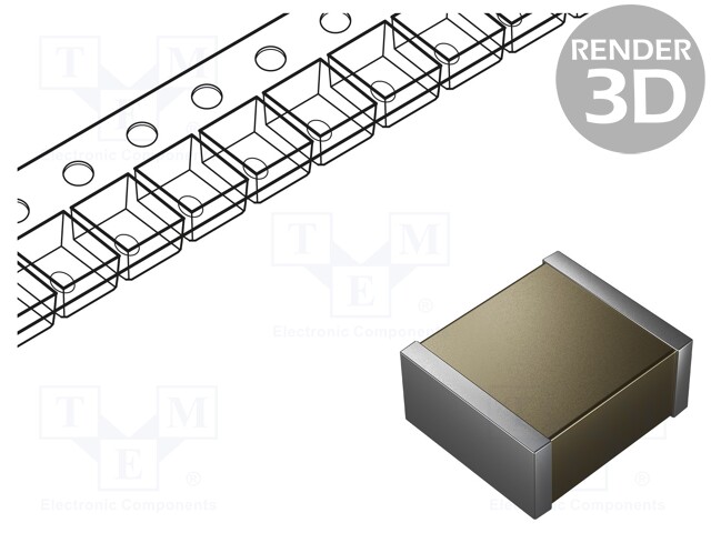 Capacitor: ceramic; 10uF; 50VDC; X5R; ±10%; 2220