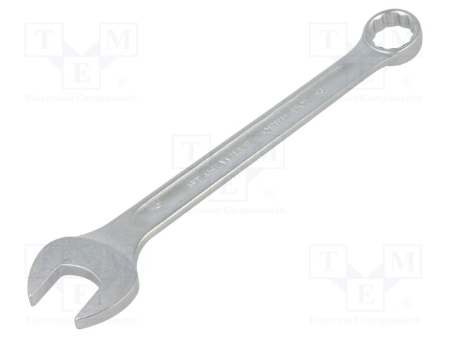 Wrench; combination spanner; 26mm; chromium plated steel