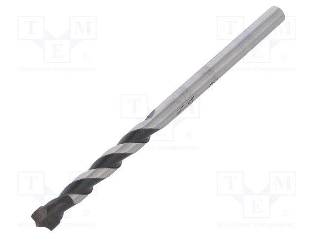 Drill bit; for concrete; Ø: 5.5mm; L: 85mm; metal; cemented carbide