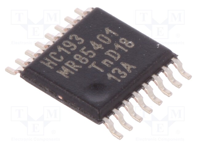 IC: digital; 4bit,binary up/down counter; Series: HC; SMD; TSSOP16