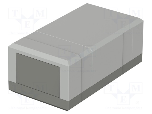 Enclosure: with panel; X: 82mm; Y: 150mm; Z: 60mm; ELEGANT; dark grey