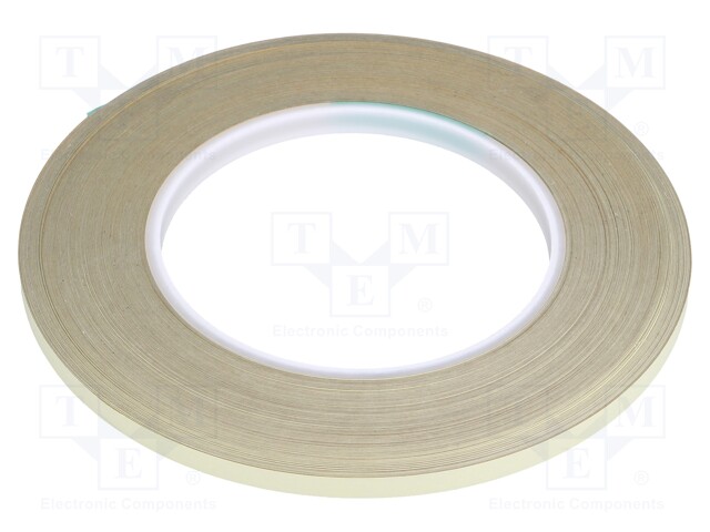 Tape: fixing; W: 6mm; L: 33m; D: 35um; acrylic,conductive; 3N/cm