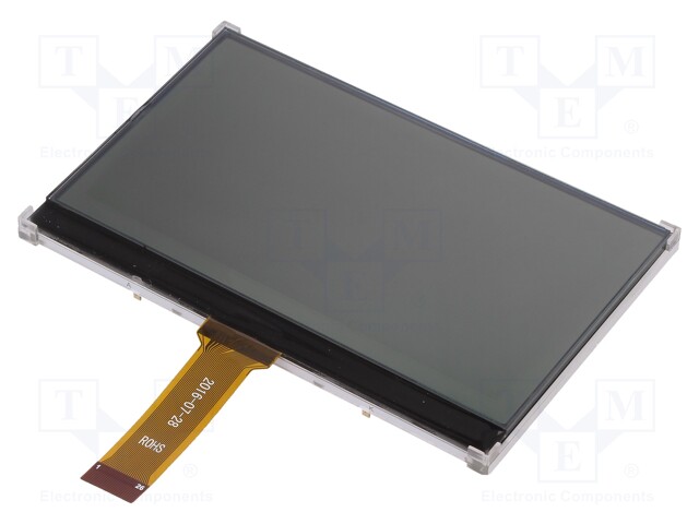 Display: LCD; graphical; 240x128; FSTN Positive; 122.2x79.8x6.5mm