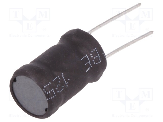 Inductor: wire; THT; 2.2mH; 650mA; ±10%; Ø11.5x17.5mm; vertical